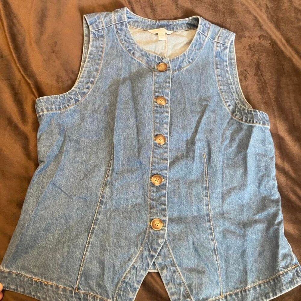 Blue Jean Vest Size L